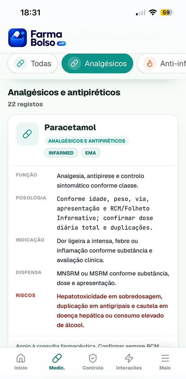 Farma Bolso - consulta de medicamento